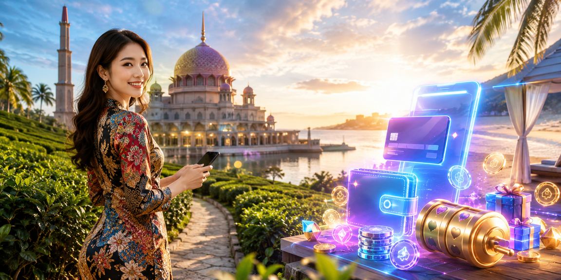 Suasana hiburan bertema Malaysia di Putrajaya dengan nuansa batik